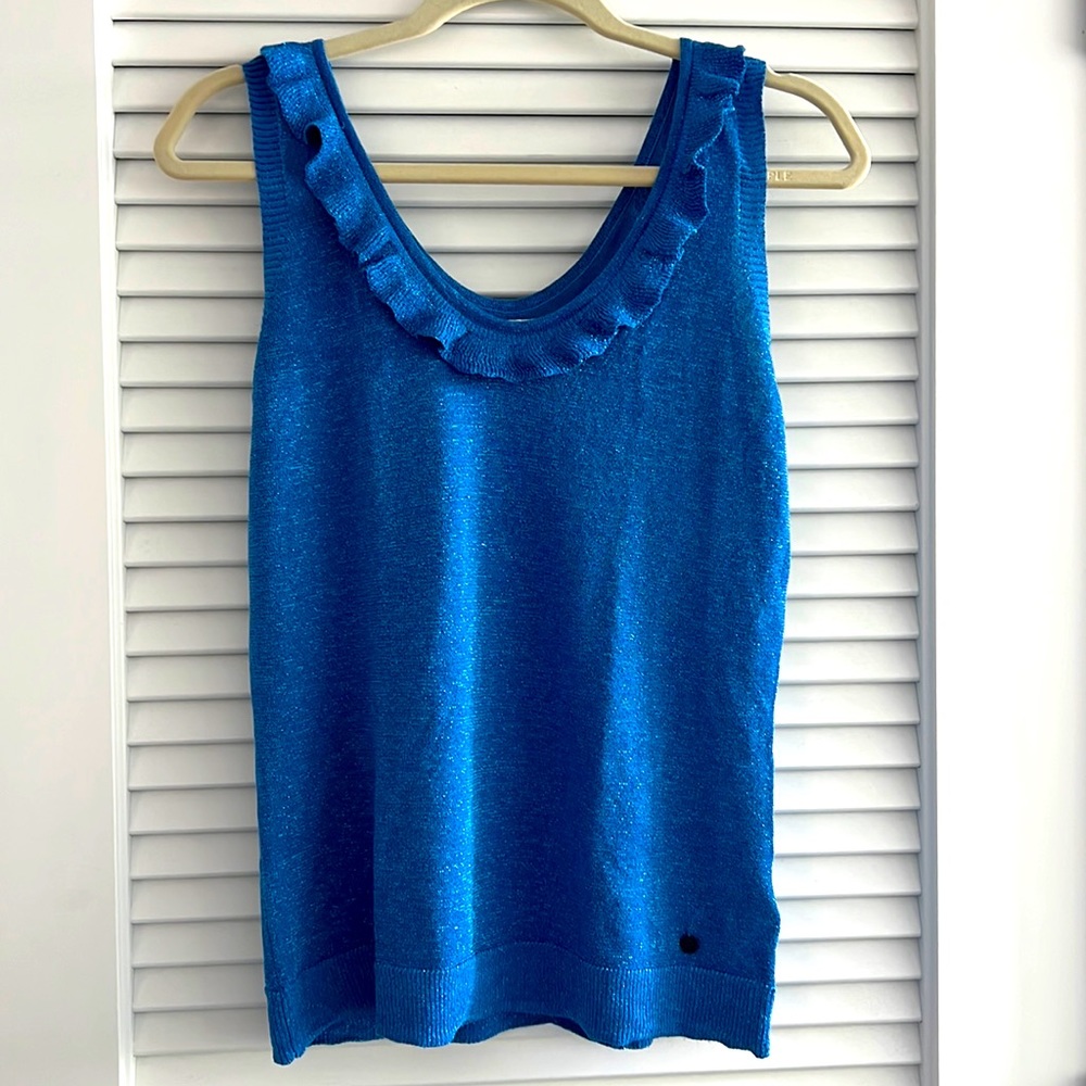 Never worn metallic knit